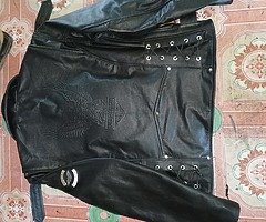 Harley Davison leather jacket - Image 3/6