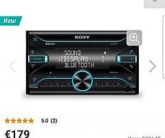 Sony double din radio