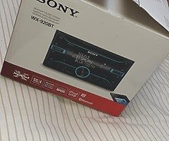 Sony double din radio