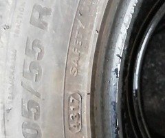 Kumho 205/55/16 part worns 50% thread left