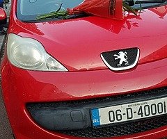 Peugeot 107 1L tax and nct