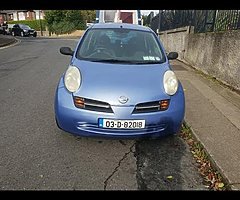 2003 Nissan Micra 1.2L with NCT