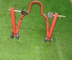 Rear motorbike stand