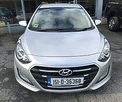 2015 Hyundai I30 1.4 CRDi 90bhp (2016 Model) 1 Owner, 119k mls Tax €190 €8950