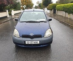 Toyota yaris 02 for quik sale