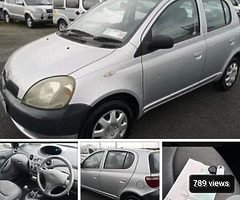 Toyota yaris 00 manual. 1.0 vvti.