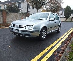 VW Golf 1.4.L.petrol. Only 72 000 miles. Brand new NCT. Fully serviced. New t-belt