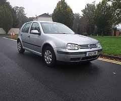 VW Golf 1.4.L.petrol. Only 72 000 miles. Brand new NCT. Fully serviced. New t-belt