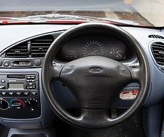 1998 Ford Fiesta 3 door 1.3 ltr Petrol - Red - 5 gear manual