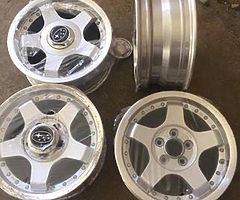 Brand new set of subaru wheels for sale.