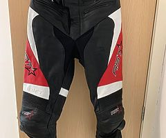 Red and black RST leathers for sale - Image 4/10