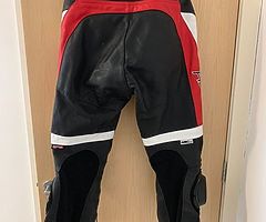 Red and black RST leathers for sale - Image 5/10