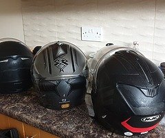 2x motorcycle helmet Size M and S