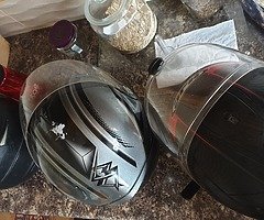 2x motorcycle helmet Size M and S - Image 5/5