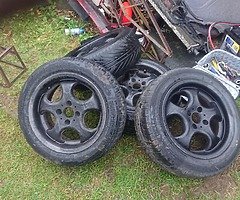 15 inch 4x100 alloy wheels