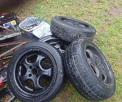 15 inch 4x100 alloy wheels