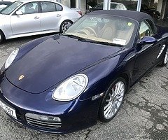2007 Porsche Boxster S 3.2 280bhp 6 Speed Manual in Midnight Blue with Sand Beige Leather €17950