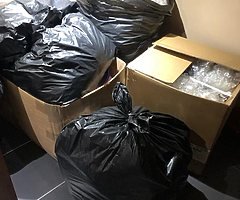Rubbish Collection skip bags black bags