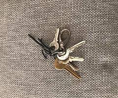 Keys found on kinvara avenue 18/10/19