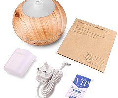 Essential Oil Diffusers Ultrasonic Humidifier Portable Aromatherapy Diffuser with Cool Mist and 7 Co