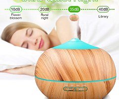 Essential Oil Diffusers Ultrasonic Humidifier Portable Aromatherapy Diffuser with Cool Mist and 7 Co - Image 4/9