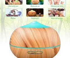 Essential Oil Diffusers Ultrasonic Humidifier Portable Aromatherapy Diffuser with Cool Mist and 7 Co - Image 6/9