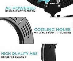 Ring Light, Houzetek Bi-Color 336 LED 65W Ring Light Dimmable and Color Temperature 2700-5500K with