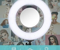 Ring Light, Houzetek Bi-Color 336 LED 65W Ring Light Dimmable and Color Temperature 2700-5500K with - Image 7/9