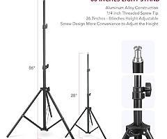 Photography Lighting - Umbrella Lights Kit 600W 5500K Portable Continuous Day Light Photo Portrait S