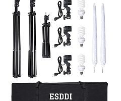 Photography Lighting - Umbrella Lights Kit 600W 5500K Portable Continuous Day Light Photo Portrait S - Image 7/8
