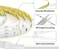 LED Strip Lights, Govee 5 Metre RGB Colour Changing Lighting Strip with Remote and Control Box, Mult