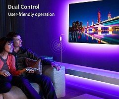 LED Strip Lights, Govee 5 Metre RGB Colour Changing Lighting Strip with Remote and Control Box, Mult - Image 4/8
