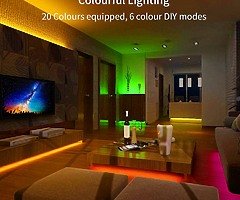 LED Strip Lights, Govee 5 Metre RGB Colour Changing Lighting Strip with Remote and Control Box, Mult - Image 7/8