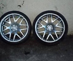 3 sets of alloys all 5x112
