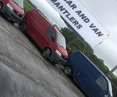 Wanted for dismanting only vans jeeps cars