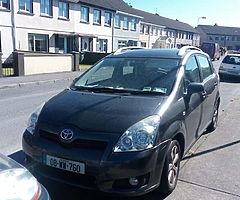 TOYOTA COROLLA VERSO 2008 1.6 PETROL, NCT'd