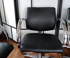 Hair salon chair mirror
