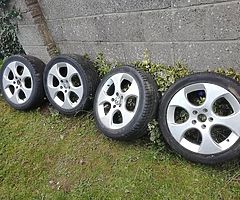 Golf gti 17s alloys all good tyres