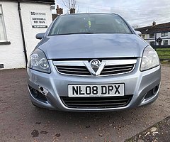 2008 Vauxhall Zafira 1.8 SRI