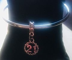 18th and 21st birthday chains and bracelets