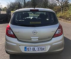 2007 opel corsa , 1.3 diesel , nct 22/04/19 - Image 5/8