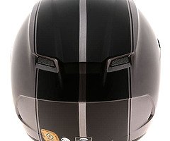 Bell Qualifier DLX Motorbike /Motorcycle Helmet - Rally Matt Titanium with transitional visor - Image 3/4