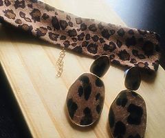 choker and earring set