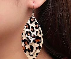 Leopard earrings