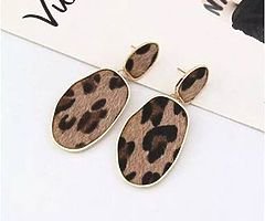 Leopard earrings