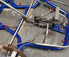 2 kart chassis, 3 engines and loads of spares - Image 8/10