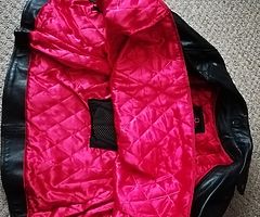 **REDUCED** Genuine leather ladies motorcycle jacket