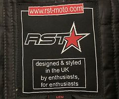 Red and black RST leathers for sale