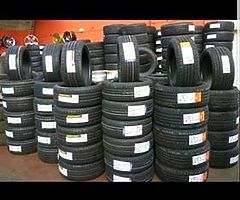 New an part worn tyres