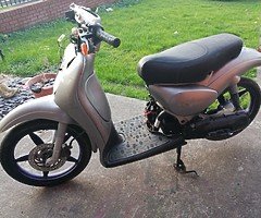 Old aprilia moped